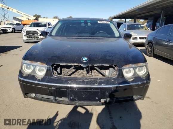 2004 BMW 7 Series 745Li with VIN WBAGN63444DS47874, listed as a Copart auction lot 88582125 with 172,419 mi miles and Clean title. Bid and sale history available at DreamBid. Image 5.