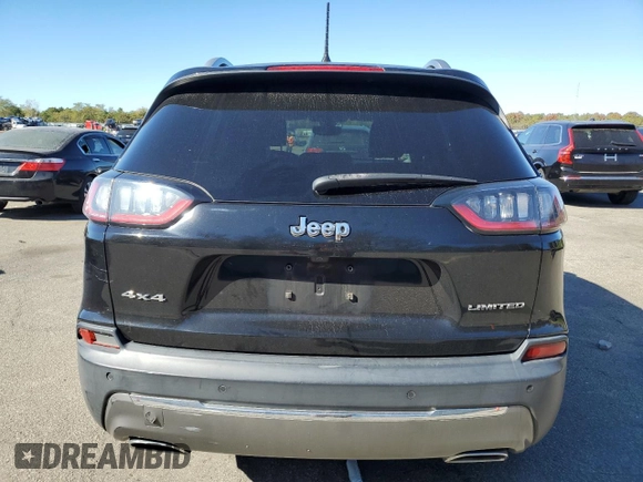 2019 Jeep Cherokee Limited with VIN 1C4PJMDX8KD156440, listed as a Copart auction lot 75492574 with 95,340 mi miles and Clean Title. Bid and sale history available at carsss.com. Image 6.