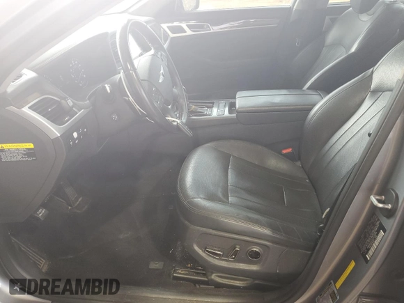 2015 Hyundai Genesis 3.8L with VIN KMHGN4JE4FU019004, listed as a Copart auction lot 64042934 with 163,006 mi miles and Salvage Title. Bid and sale history available at carsss.com. Image 7.
