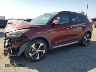 2017 Hyundai Tucson Limited with VIN KM8J3CA21HU307951, listed as a Copart auction lot 52055605 with 40,917 mi miles and Salvage Title. Bid and sale history available at carsss.com. Image 1.