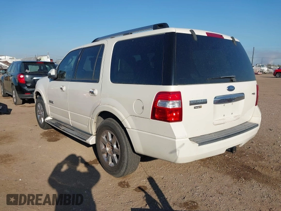 2007 Ford Expedition Limited with VIN 1FMFU19527LA56416, listed as a IAAI auction lot 41655342 with 25,549 mi miles. Bid and sale history available at carsss.com. Image 3.