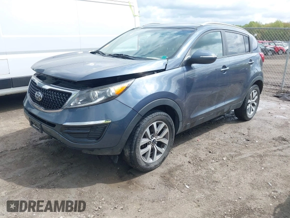 2014 Kia Sportage LX with VIN KNDPB3AC2E7647405, listed as a IAAI auction lot 42151049 with 102,724 mi miles and . Bid and sale history available at carsss.com. Image 2.