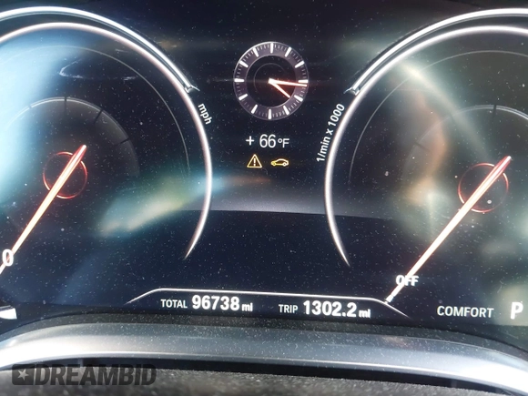 2018 BMW 7 Series 740i with VIN WBA7E2C55JB214987, listed as a IAAI auction lot 41733790 with 96,738 mi miles. Bid and sale history available at carsss.com. Image 7.