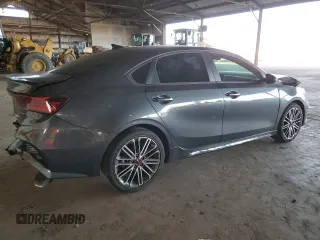 2022 Kia Forte GT with VIN 3KPF44AC8NE465235, listed as a Copart auction lot 77282544 with 16,155 mi miles and Salvage Title. Bid and sale history available at carsss.com. Image 3.