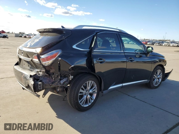 2013 Lexus RX 350 with VIN 2T2ZK1BA7DC095287, listed as a Copart auction lot 47789855 with 110,385 mi miles and Salvage Title. Bid and sale history available at DreamBid. Image 3.