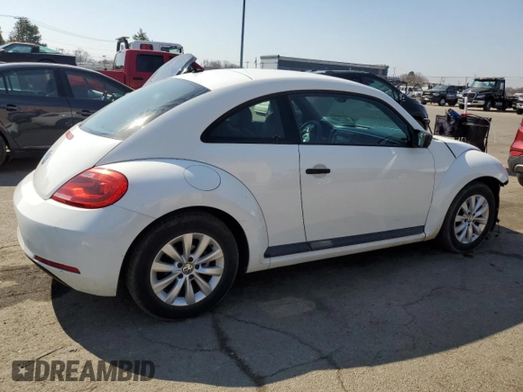2015 Volkswagen Beetle Fleet Edition with VIN 3VWF17AT9FM623581, listed as a Copart auction lot 48771895 with 89,835 mi miles and Salvage Title. Bid and sale history available at DreamBid. Image 3.