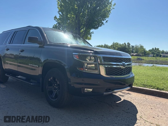 2017 Chevrolet Suburban LT with VIN 1GNSKHKC7HR377710, listed as a Copart auction lot 55876385 with 149,195 mi miles and Clean Title. Bid and sale history available at DreamBid. Image 1.