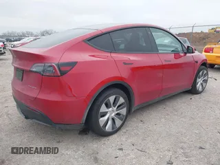 2023 Tesla Model Y Long Range with VIN 7SAYGDEE6PA027497, listed as a IAAI auction lot 41491072 with 24,962 mi miles and . Bid and sale history available at DreamBid. Image 4.