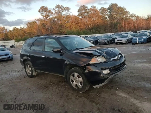 2004 Acura MDX with VIN 2HNYD18254H560028, listed as a Copart auction lot 86554484 with 0 mi miles and Salvage Title. Bid and sale history available at carsss.com. Image 12.