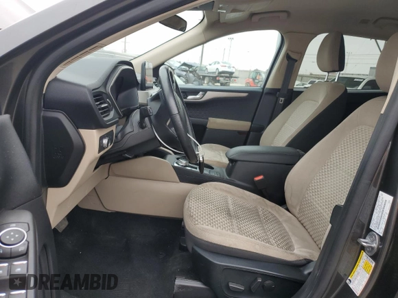 2020 Ford Escape SE Sport Hybrid with VIN 1FMCU9BZ9LUC02152, listed as a Copart auction lot 60737725 with 142,344 mi miles and Salvage title. Bid and sale history available at DreamBid. Image 7.
