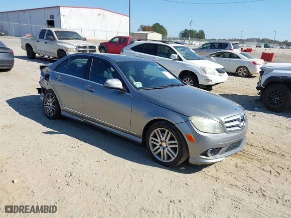 2008 Mercedes-Benz C-Class 3.0L Sport with VIN WDDGF54X88F087887, listed as a IAAI auction lot 40700660 with 190,436 mi miles. Bid and sale history available at carsss.com. Image 1.