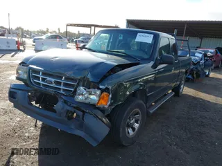 2002 Ford Ranger XLT Appearance with VIN 1FTYR44E92PA92256, listed as a IAAI auction lot 41562911 with 206,757 mi miles. Bid and sale history available at carsss.com. Image 2.