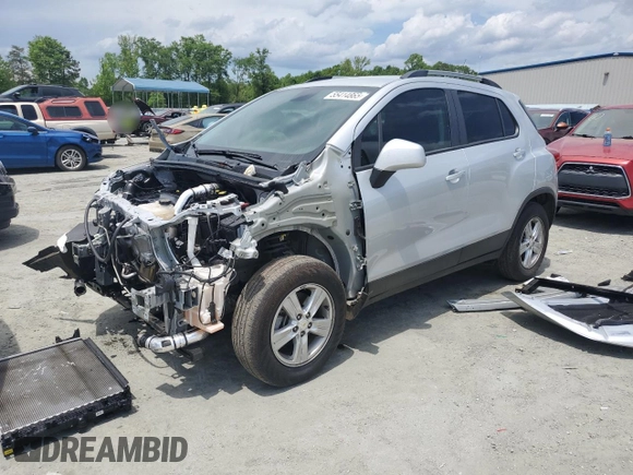 2022 Chevrolet Trax LT with VIN KL7CJPSM4NB567954, listed as a Copart auction lot 55414865 with 30,806 mi miles and Clean title. Bid and sale history available at DreamBid. Image 1.