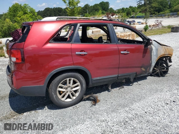 2014 Kia Sorento LX z VIN 5XYKT4A61EG454382, wystawiony jako Copart lot #57873995 z przebiegiem Nie podano mil oraz Nie do naprawy • Non repairable. Historia ofert i sprzedaży dostępna na DreamBid. Obrazek 3.