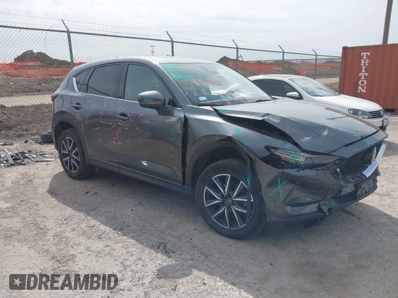 2018 Mazda CX-5 Grand Touring with VIN JM3KFBDMXJ0343777, listed as a IAAI auction lot 41741125 with 78,783 mi miles. Bid and sale history available at carsss.com. Image 1.