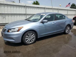 2011 Honda Accord EX z VIN 1HGCP2F76BA133580, wystawiony jako Copart lot #59005675 z przebiegiem 45 046 mil mil oraz Szkoda całkowita • Salvage title. Historia ofert i sprzedaży dostępna na DreamBid. Obrazek 1.