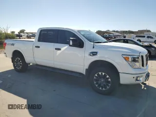 2018 Nissan Titan XD PRO-4X with VIN 1N6BA1F44JN527370, listed as a Copart auction lot 75735564 with 81,272 mi miles and Salvage Title. Bid and sale history available at carsss.com. Image 4.