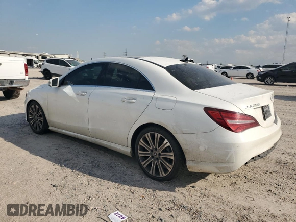 2019 Mercedes-Benz CLA 250 with VIN WDDSJ4EB8KN768988, listed as a Copart auction lot 48667814 with 82,626 mi miles and . Bid and sale history available at DreamBid. Image 2.