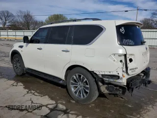 2020 Nissan Armada SL with VIN JN8AY2NC3L9618025, listed as a Copart auction lot 49819715 with 74,958 mi miles and Salvage Title. Bid and sale history available at carsss.com. Image 2.