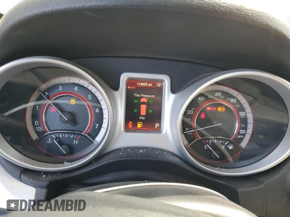 2014 Dodge Journey SE with VIN 3C4PDCABXET308940, listed as a Copart auction lot 52049255 with 119,955 mi miles and Salvage Title. Bid and sale history available at carsss.com. Image 9.
