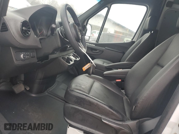 2023 Mercedes-Benz Sprinter Cargo Cargo with VIN W1Y4NDHY1PT138980, listed as a Copart auction lot 42630085 with 18,119 mi miles and Salvage Title. Bid and sale history available at DreamBid. Image 7.