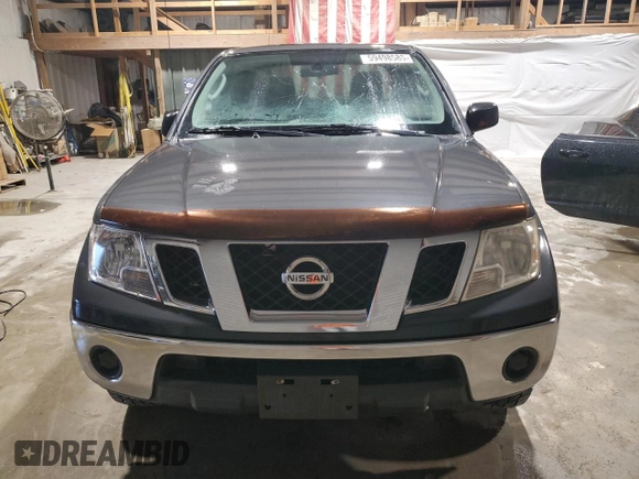 2010 Nissan Frontier SE with VIN 1N6AD0EV2AC430350, listed as a Copart auction lot 59498585 with Not provided miles and Salvage title. Bid and sale history available at DreamBid. Image 5.