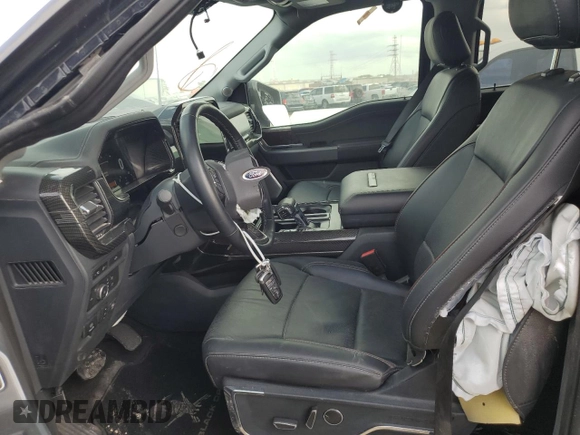 2021 Ford F-150 XL with VIN 1FTFW1E5XMFB70288, listed as a Copart auction lot 87917535 with 35,111 mi miles and Salvage Title. Bid and sale history available at carsss.com. Image 7.