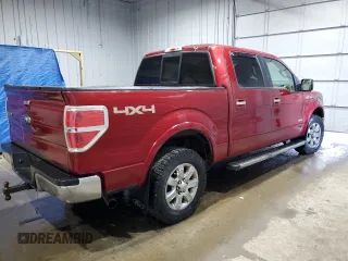 2013 Ford F-150 XL with VIN 1FTFW1ETXDFC16006, listed as a Copart auction lot 48343895 with 107,643 mi miles and Salvage Title. Bid and sale history available at carsss.com. Image 3.