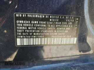 2015 Volkswagen Golf SportWagen TDI SE with VIN 3VWFA7AU1FM518493, listed as a Copart auction lot 87581825 with 164,819 mi miles and Salvage Title. Bid and sale history available at carsss.com. Image 13.