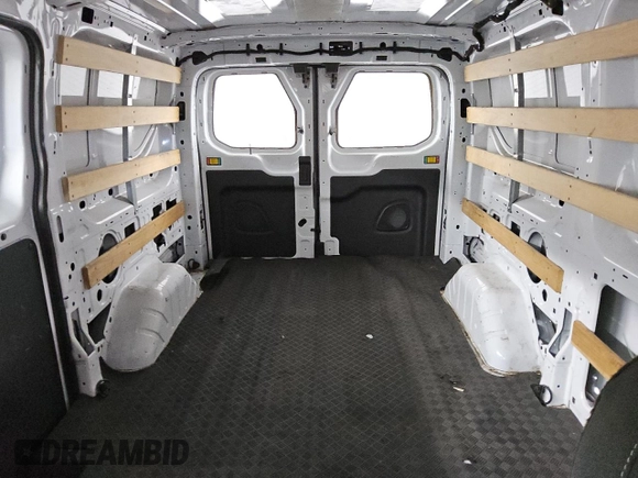 2023 Ford Transit Cargo with VIN 1FTBR1Y86PKB40356, listed as a Copart auction lot 45669345 with 12,890 mi miles and Salvage Title. Bid and sale history available at DreamBid. Image 10.