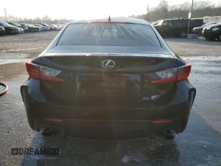 2015 Lexus RC F with VIN JTHHP5BC0F5000805, listed as a Copart auction lot 48708595 with 111,921 mi miles and Salvage Title. Bid and sale history available at carsss.com. Image 6.