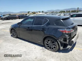 2013 Lexus CT 200h with VIN JTHKD5BH4D2155818, listed as a Copart auction lot 54844975 with 298,064 mi miles and Salvage title. Bid and sale history available at DreamBid. Image 2.