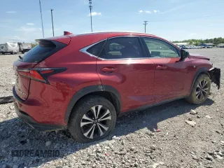 2019 Lexus NX 300 with VIN JTJBARBZ9K2181108, listed as a Copart auction lot 54579195 with 98,300 mi miles and Salvage title. Bid and sale history available at DreamBid. Image 3.