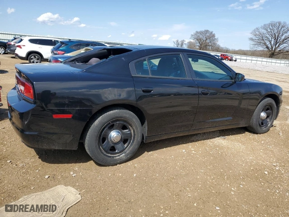 2014 Dodge Charger Police with VIN 2C3CDXAGXEH213891, listed as a Copart auction lot 54361395 with 156,063 mi miles and Non Repairable. Bid and sale history available at carsss.com. Image 3.