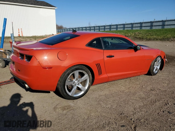 2011 Chevrolet Camaro 2LT с VIN 2G1FG1ED5B9131336, выставлен на аукционе Copart как лот 53614995 с пробегом 119 722 миль миль и Чистый • Clean title. История ставок и продаж доступна на DreamBid. Изображение 3.