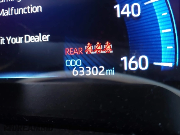 2021 Toyota Corolla Hybrid LE with VIN JTDEAMDEXMJ018828, listed as a IAAI auction lot 41633192 with 63,302 mi miles. Bid and sale history available at carsss.com. Image 16.