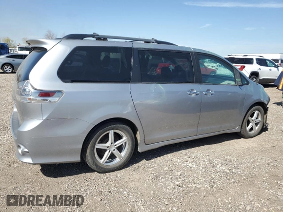 2014 Toyota Sienna SE with VIN 5TDXK3DC5ES454456, listed as a Copart auction lot 47098515 with 190,541 mi miles and Salvage Title. Bid and sale history available at DreamBid. Image 3.
