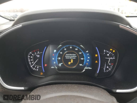 2020 Hyundai Santa Fe Limited with VIN 5NMS5CAA9LH217487, listed as a Copart auction lot 43369255 with 52,798 mi miles and Salvage Title. Bid and sale history available at carsss.com. Image 9.