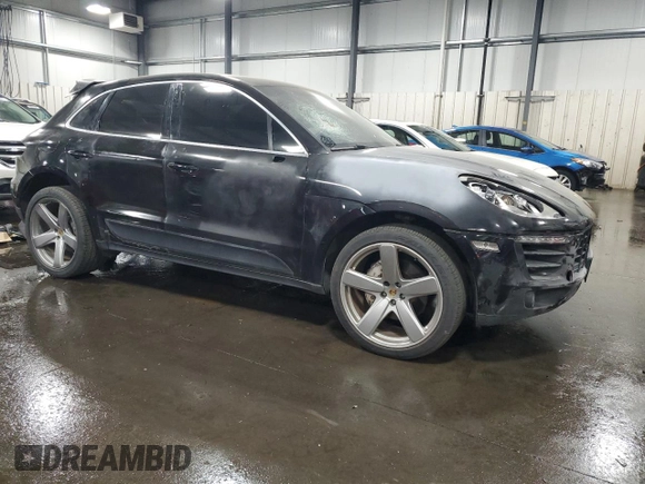 2016 Porsche Macan S with VIN WP1AB2A56GLB45765, listed as a Copart auction lot 57125575 with 102,307 mi miles and Salvage title. Bid and sale history available at DreamBid. Image 4.