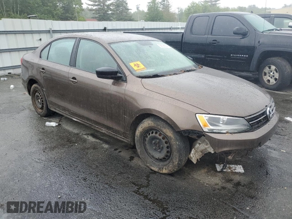 2015 Volkswagen Jetta S z VIN 3VW2K7AJ5FM293481, wystawiony jako Copart lot #58336035 z przebiegiem Nie podano mil oraz Szkoda całkowita • Salvage title. Historia ofert i sprzedaży dostępna na DreamBid. Obrazek 4.