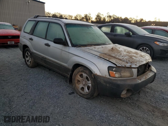 2003 Subaru Forester X with VIN JF1SG63653H718081, listed as a Copart auction lot 76285394 with 0 mi miles and Salvage Title. Bid and sale history available at carsss.com. Image 4.