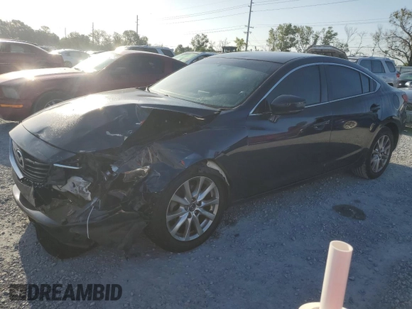 2017 Mazda Mazda6 Sport with VIN JM1GL1U55H1104183, listed as a Copart auction lot 52726635 with 115,290 mi miles and Salvage Title. Bid and sale history available at carsss.com. Image 1.