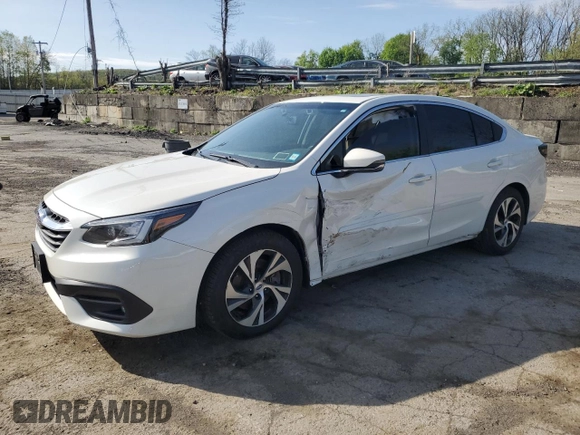 2021 Subaru Legacy Premium with VIN 4S3BWAF6XM3020107, listed as a Copart auction lot 51219395 with 32,873 mi miles and Salvage title. Bid and sale history available at DreamBid. Image 1.
