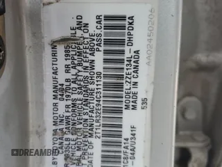 2004 Toyota Matrix Std z VIN 2T1LR32E94C311130, wystawiony jako Copart lot #43851205 z przebiegiem 273 526 mil mil oraz Tytuł czysty. Historia ofert i sprzedaży dostępna na DreamBid. Obrazek 12.