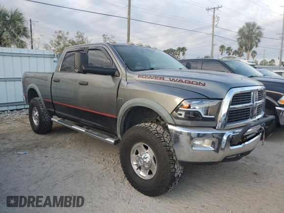 2012 Ram 2500 Power Wagon with VIN 3C6TD5ET7CG328847, listed as a Copart auction lot 74964874 with 212,076 mi miles and Salvage Title. Bid and sale history available at carsss.com. Image 4.
