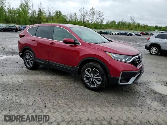 2022 Honda CR-V EX z VIN 2HKRW2H55NH639731, wystawiony jako Copart lot #57587305 z przebiegiem Nie podano mil oraz Szkoda całkowita • Salvage title. Historia ofert i sprzedaży dostępna na DreamBid. Obrazek 14.