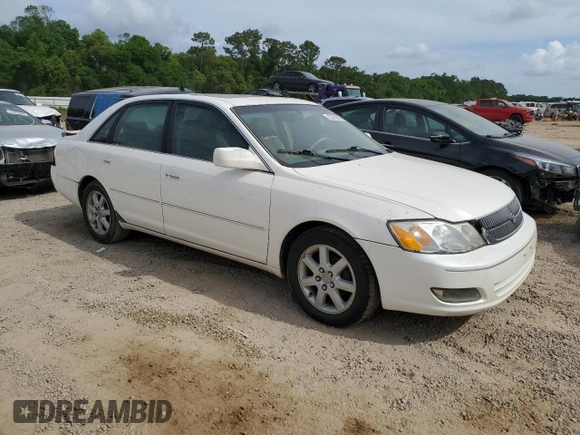 2001 Toyota Avalon XL z VIN 4T1BF28B91U155354, wystawiony jako Copart lot #52393885 z przebiegiem 277 545 mil mil oraz Szkody całkowita. Historia ofert i sprzedaży dostępna na DreamBid. Obrazek 4.