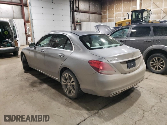 2016 Mercedes-Benz C 300 Luxury with VIN 55SWF4KB8GU113087, listed as a Copart auction lot 84115574 with 136,175 mi miles and Salvage Title. Bid and sale history available at DreamBid. Image 2.