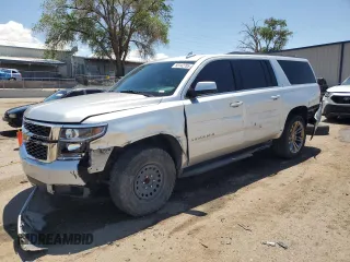 2018 Chevrolet Suburban LT z VIN 1GNSCHKC2JR346108, wystawiony jako Copart lot #55142785 z przebiegiem 150 857 mil mil oraz Szkoda całkowita • Salvage title. Historia ofert i sprzedaży dostępna na DreamBid. Obrazek 1.