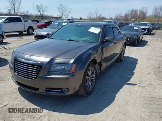 2014 Chrysler 300 with VIN 2C3CCAGG2EH384383, listed as a IAAI auction lot 42044047 with 114,271 mi miles. Bid and sale history available at carsss.com. Image 2.